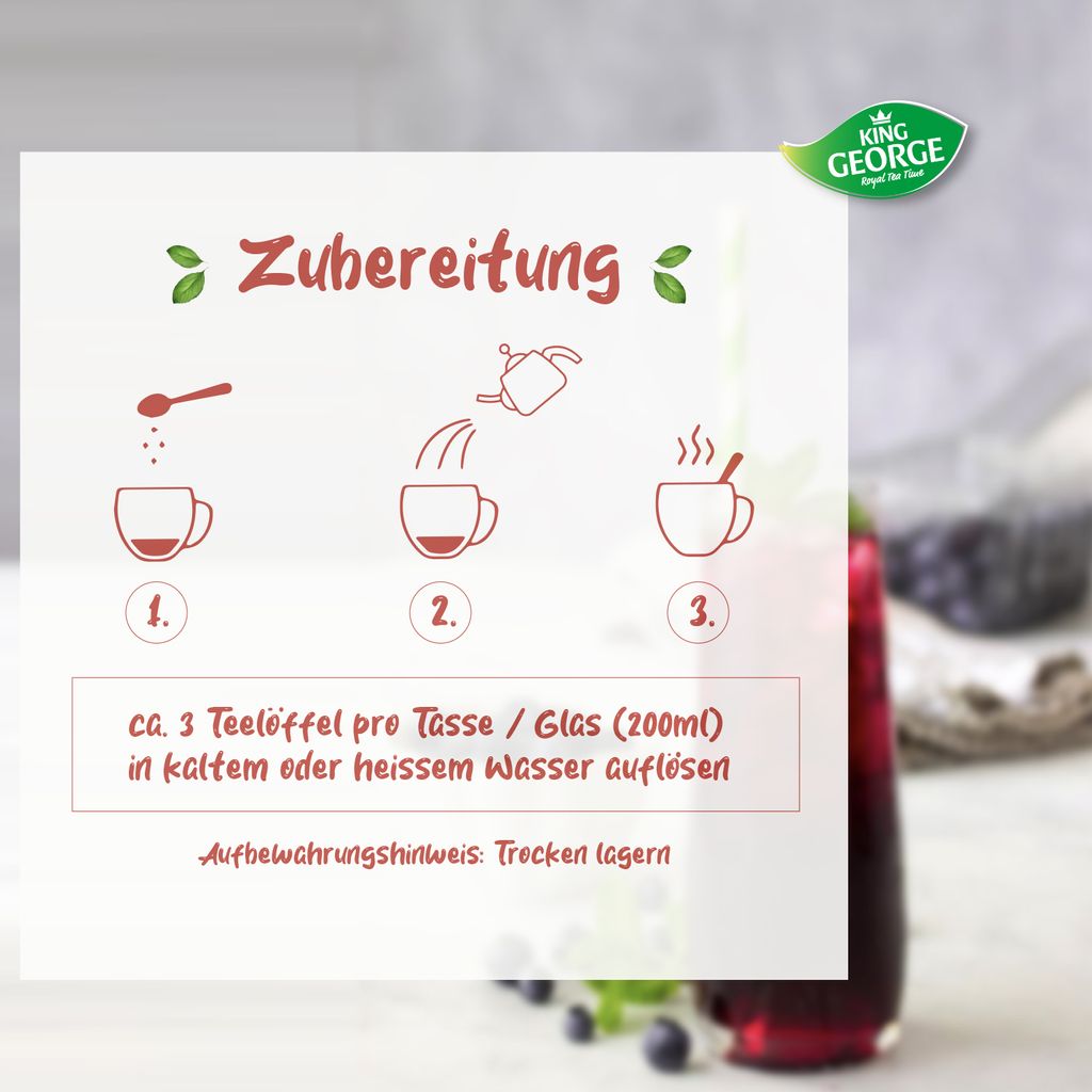KING GEORGE Waldfrucht Instant Teegetränk 6 x | Kaufland.de