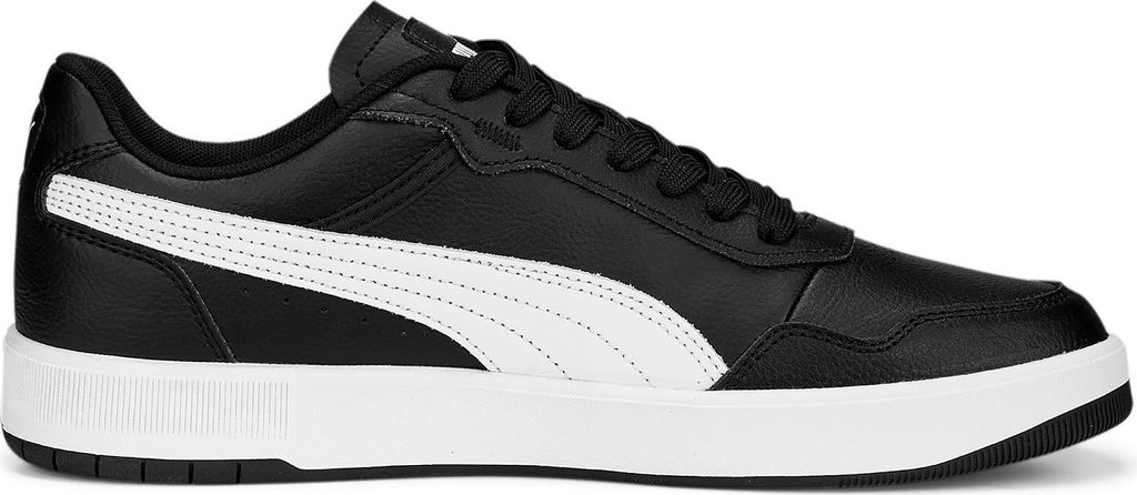 Puma Court Ultra Sneakers Uni schwarz weiß Gr 46