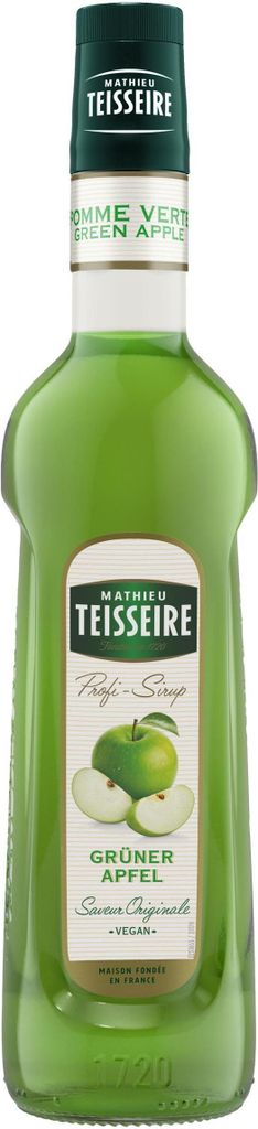 Mathieu Teisseire Getränke-Sirup Grüner Apfel 0,7L (1er Pack)