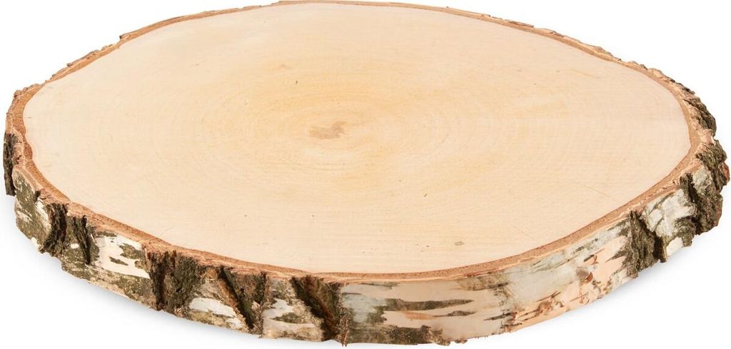 Rondelle d'arbre 1 pc. Bois de décoration Rondelle de bois Image du produit 