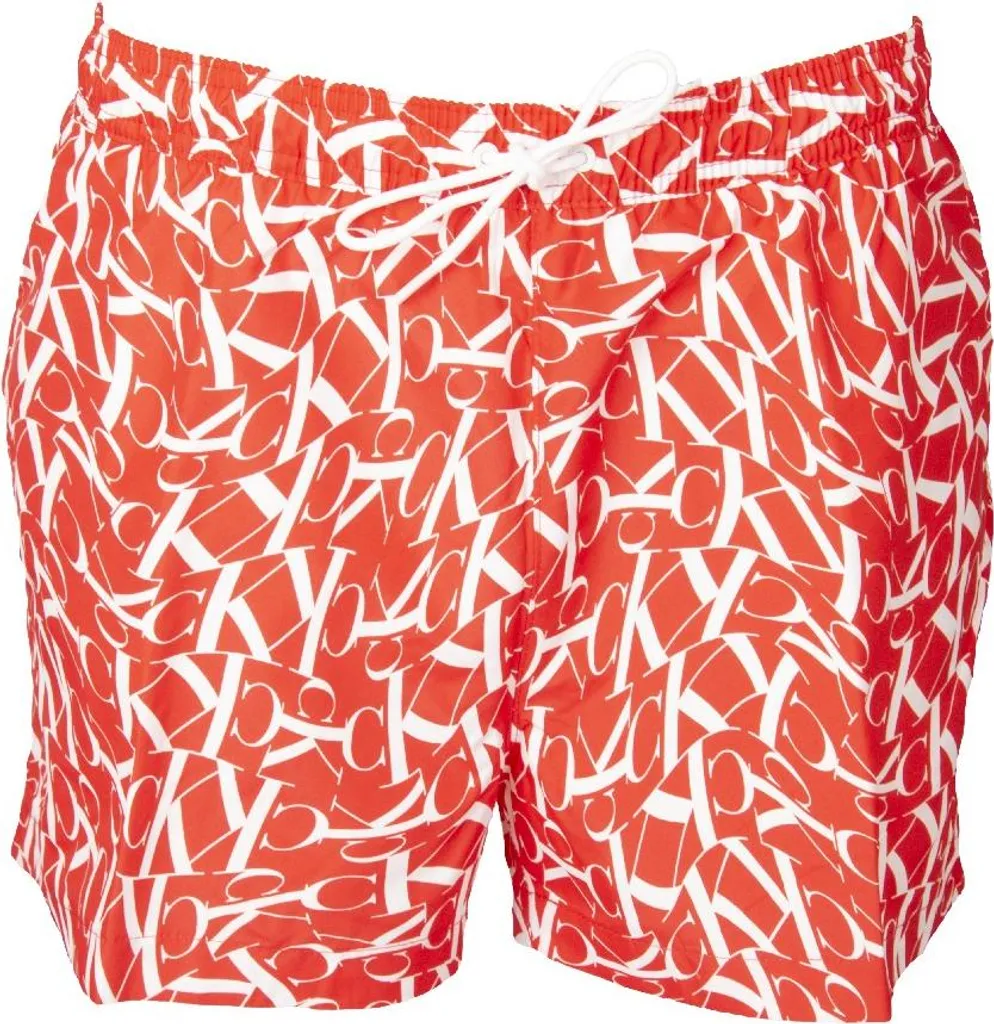 Boxer de bain CK séchage rapide pour homme avec poches et cordon de serrage