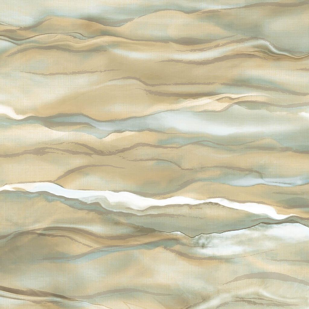 Profhome SA524045-DI Luxus Tapete metallische Akzente gold creme türkis 5,33 m2