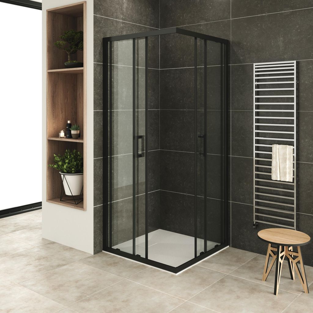 i-flair Schiebetür Duschkabine 95x95x185 cm aus Produktbild 
