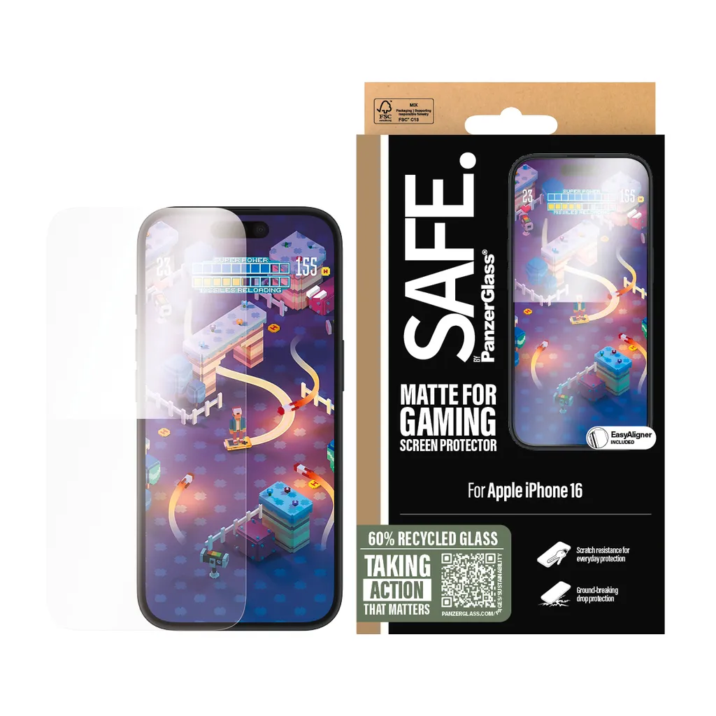 Szkło PanzerGlass iPhone 16: Il miglior Vetro Gaming Ultra-Wide