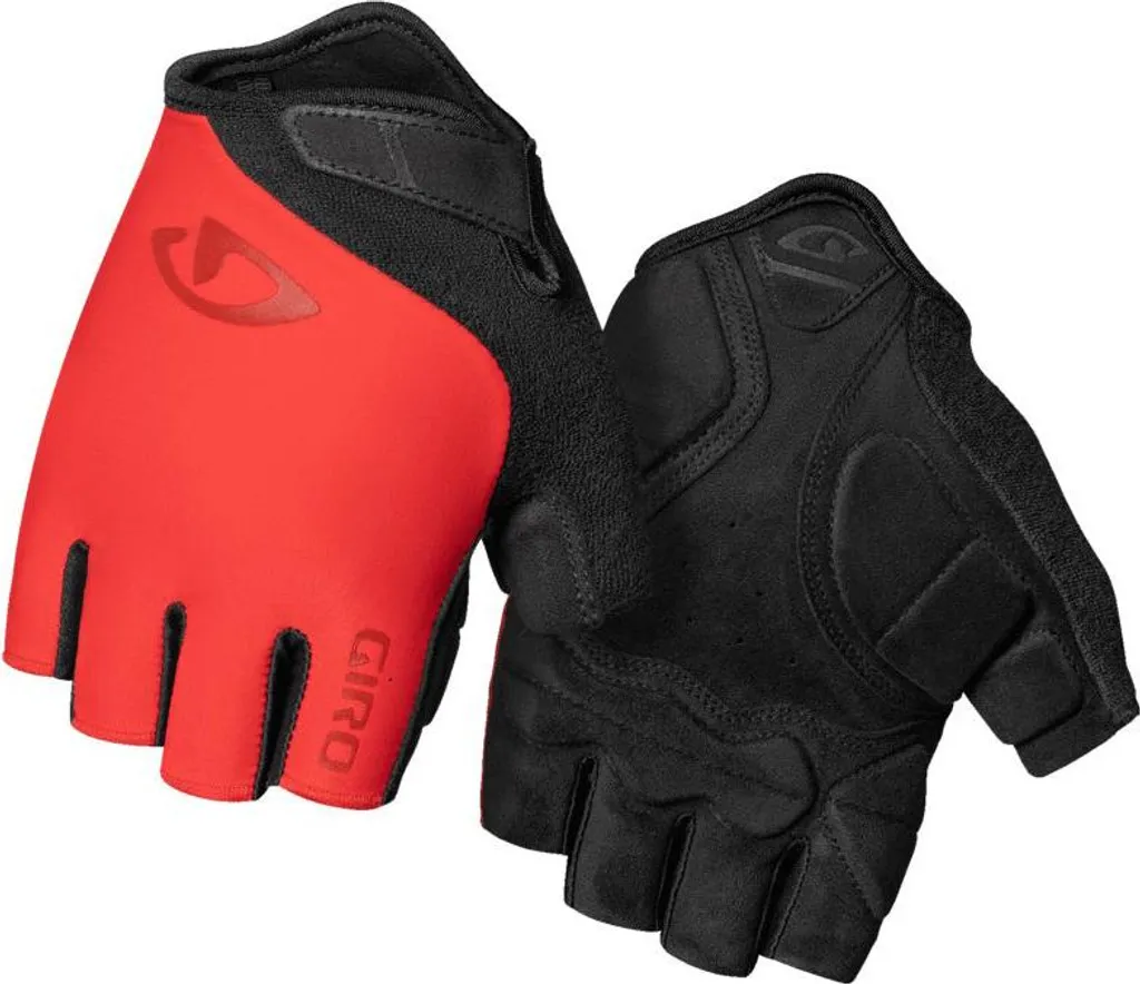 Gants de Cyclisme Giro Jag Mitaines Été pour Hommes Rouge en Taille S