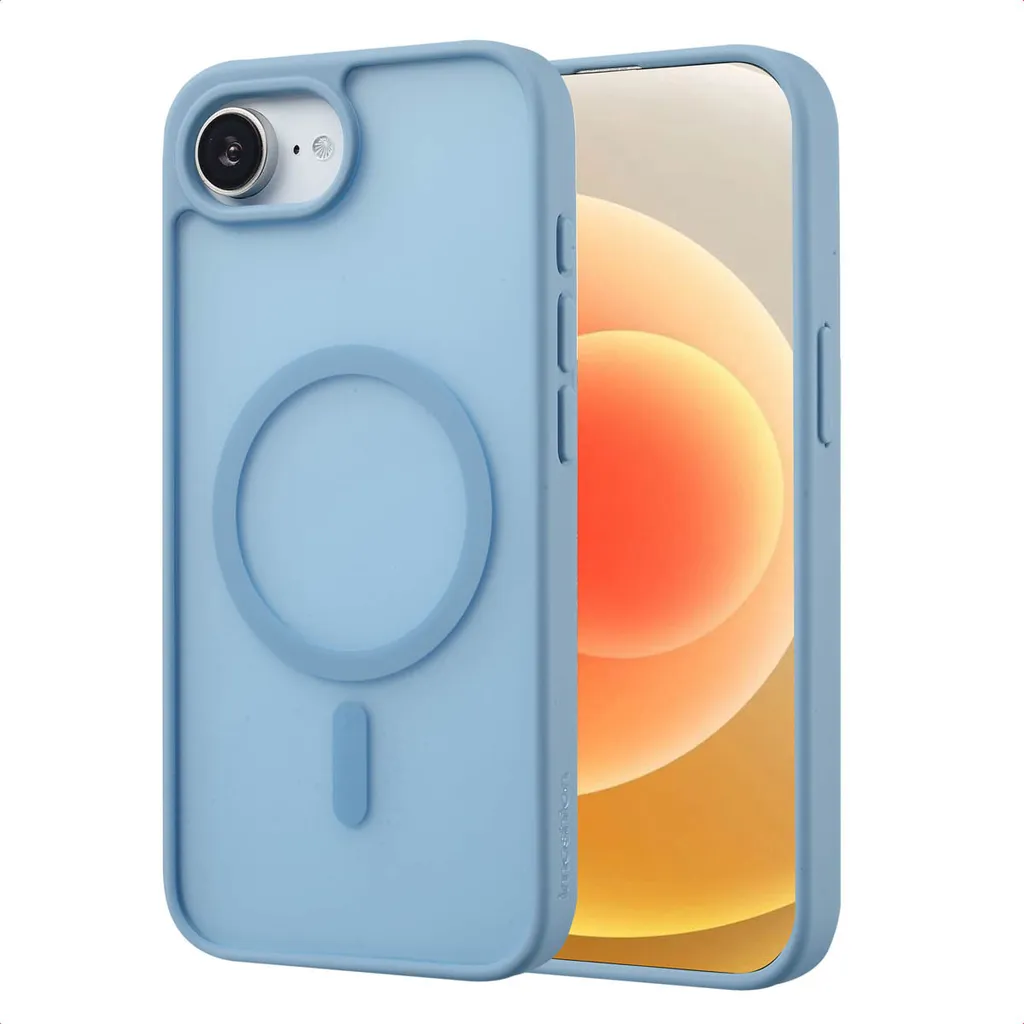 Custodia imoshion Color Guard iPhone 16e Azzurro con MagSafe