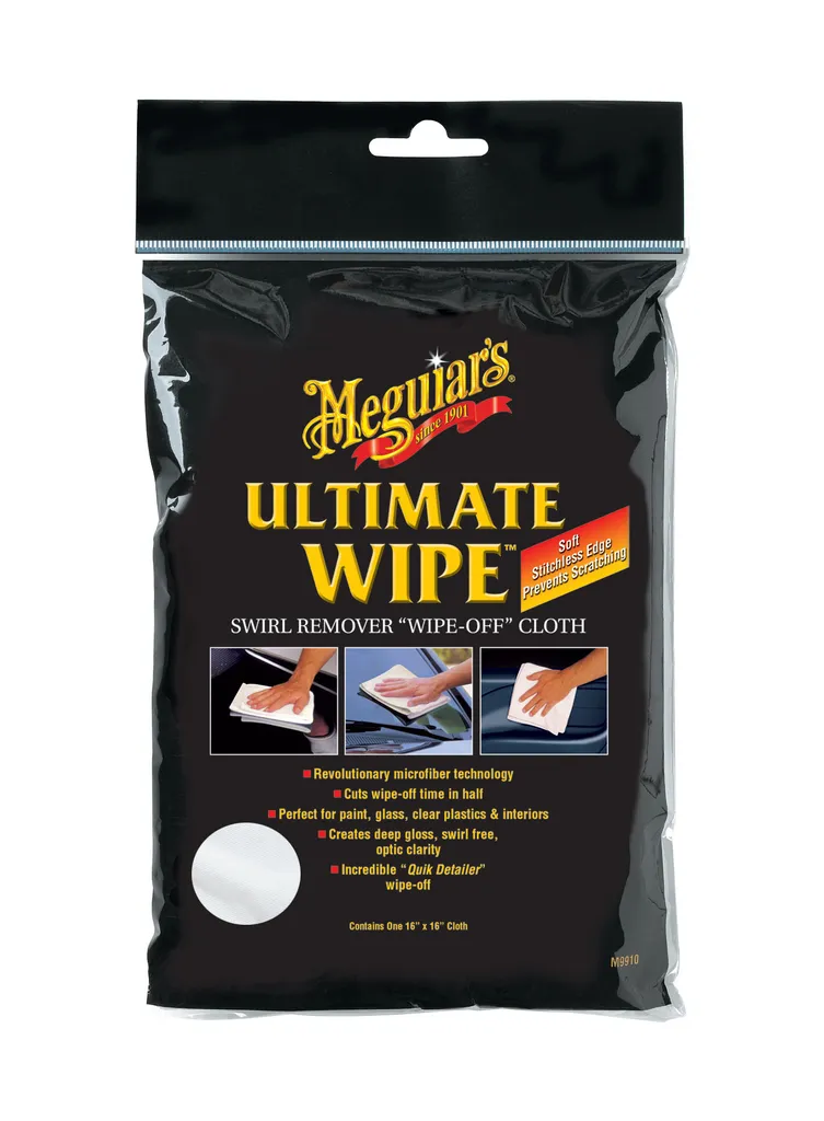 Microfibre de Polissage E100EU Meguiar's Finition Miroir Sans Rayure