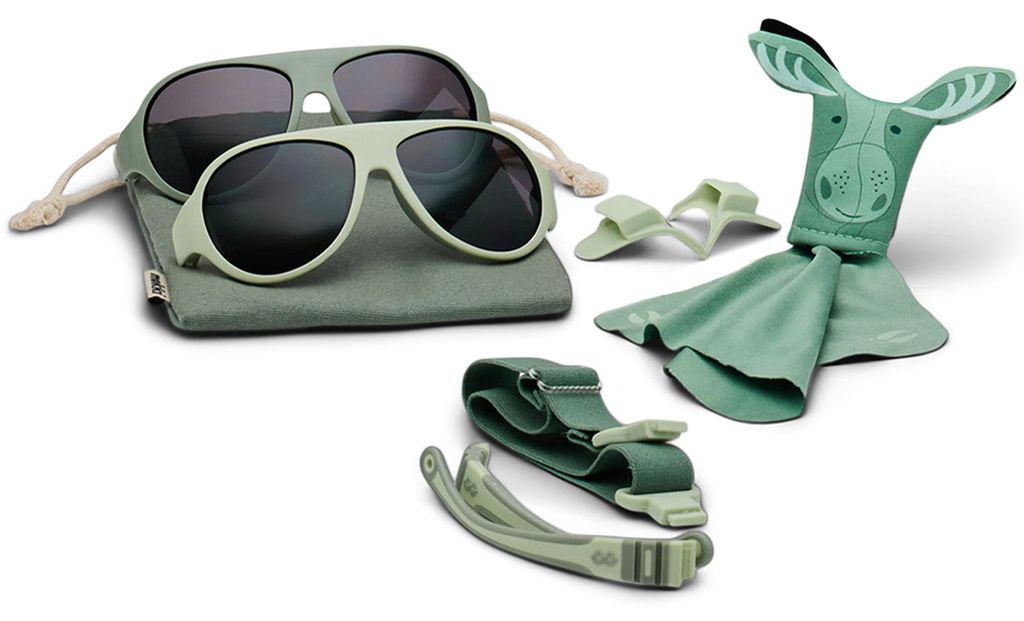 Mokki Click & Change Sonnenbrille 2-5 Jahre - Grün