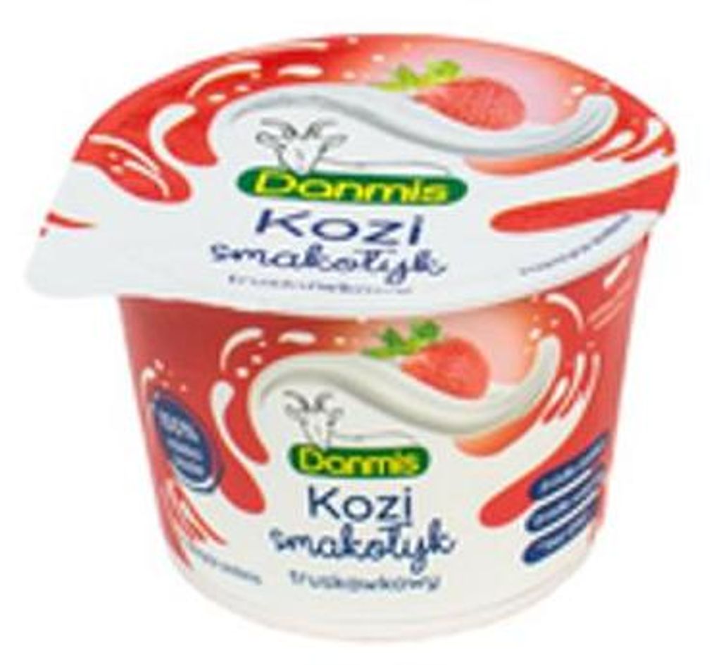 Danone Fromage frais à la fraise et au lait de chèvre 100 g Image du produit 