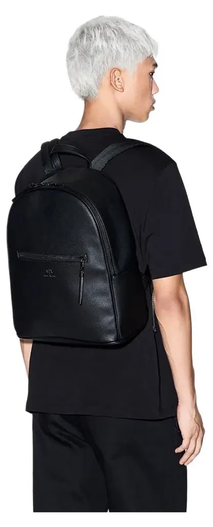 Sac à dos Armani Exchange Noir pour ordinateur et déplacements pro