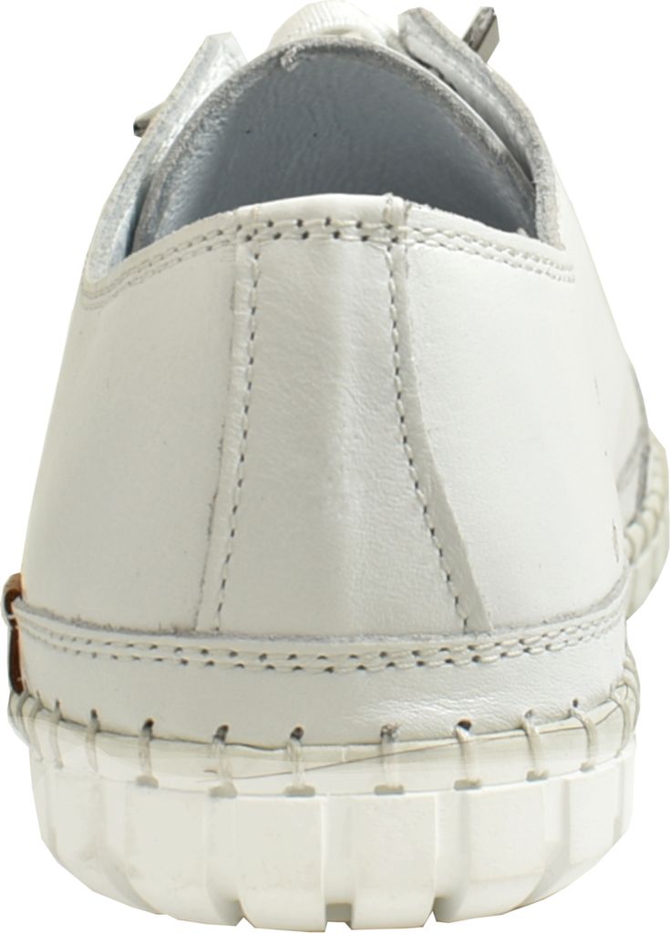 Gemini Damen Sneaker Schnürschuh mit losen Einlagen Gummisohle 395610-02, Größe:39 EU, Farbe:Weiß