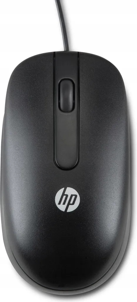 Souris Optique HP USB Filaire Noire avec Molette de Défilement Fluide