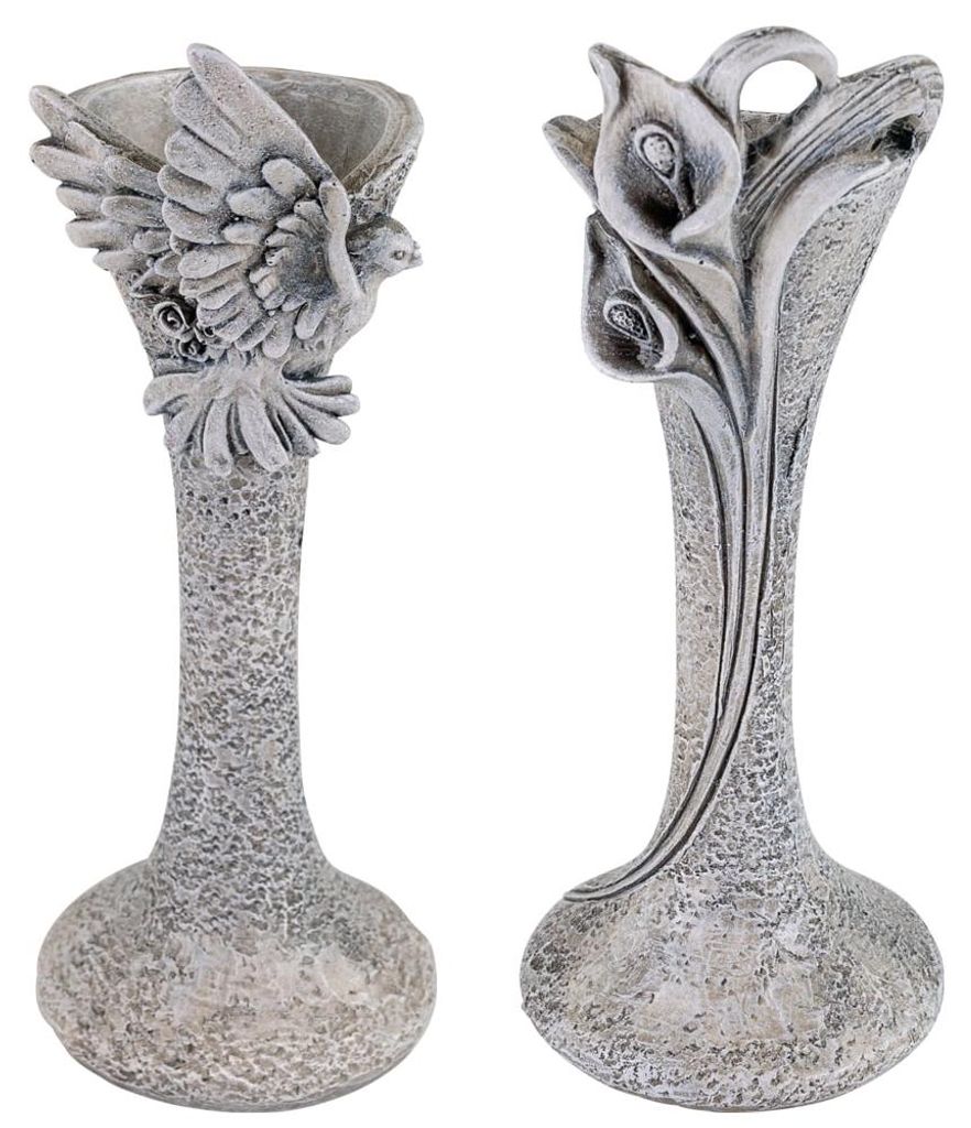 Vasi per tombe decorati set di 2 vasi per cimiteri Ø 6x17 Immagine del prodotto 