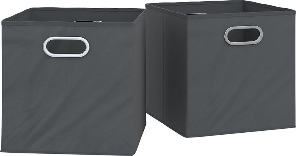 Skládací box Vicco  Antracit 30 x 30 cm Sada 2 kusů, Model Obrázek produktu 