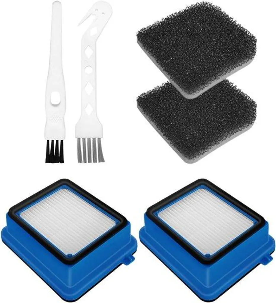 Kit Accessoires Aspirateur avec Filtre Coton et Brosse pour Joints