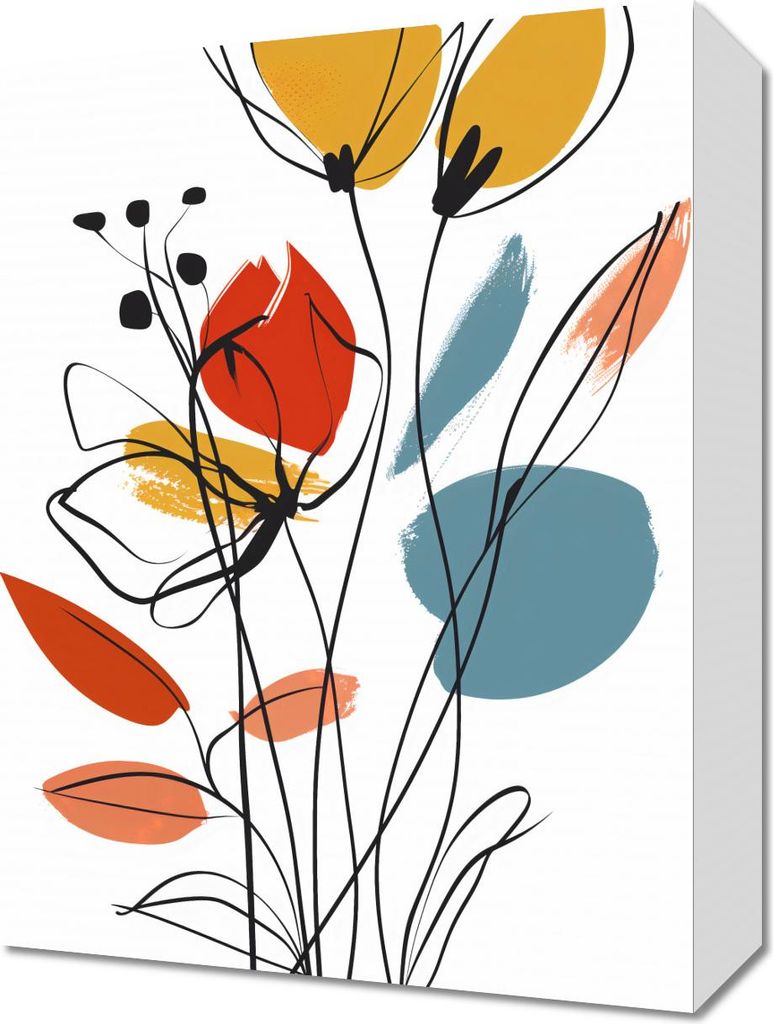 Bild 30x40cm Garten im Sommer