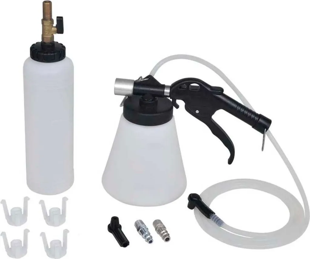 Purgeur de frein manuel 3L avec adaptateur E20 pour purge de liquide
