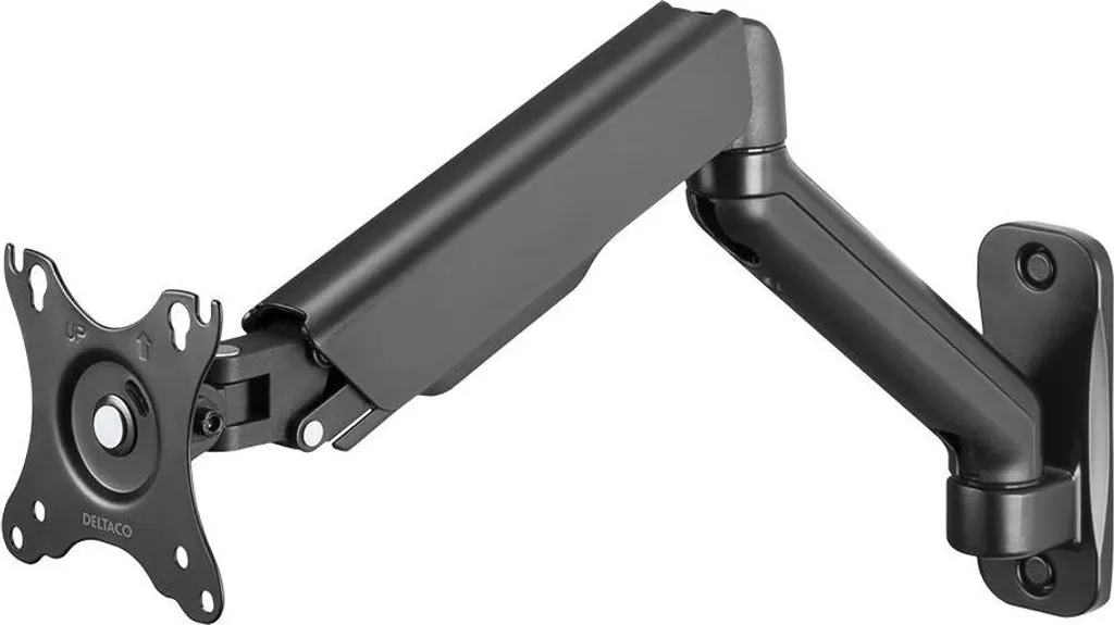 Deltaco ARM-0360 Support de Moniteur Mural Noir pour Écran jusqu'à 32"