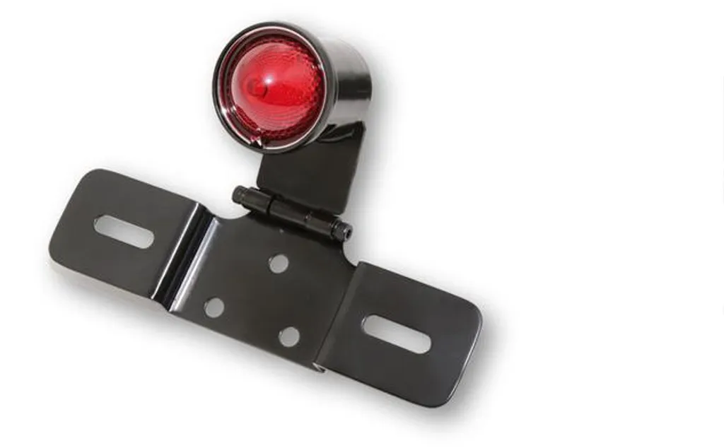 Feu arrière LED HIGHSIDER smart OLD SCHOOL TYP 6 avec support réglable