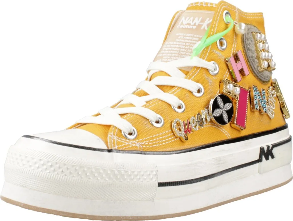 Chaussures de sport jaunes Nan-ku Dsa15 : finies les douleurs femme
