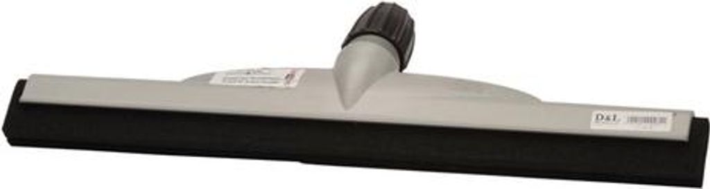 ProfiClean Bodenabzieher - Gummiwischer - Doppelte schwarze Gummilippe - 45 cm - Verstärkter PVC-Rahmen