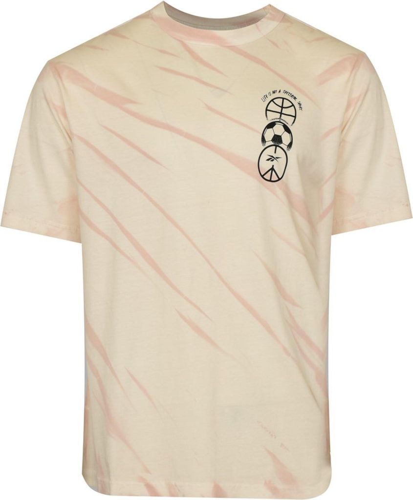 Reebok Pullover-T-Shirt HT8182, locker sitzend, 100% Baumwolle