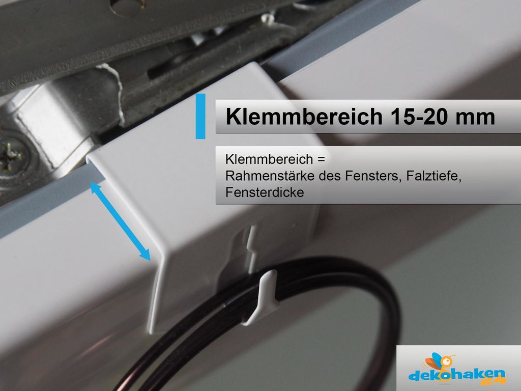 4x Fensterhaken Zum Klemmen – Ohne Bohren, Ohne Kleben, Für Deko Und Gardinen