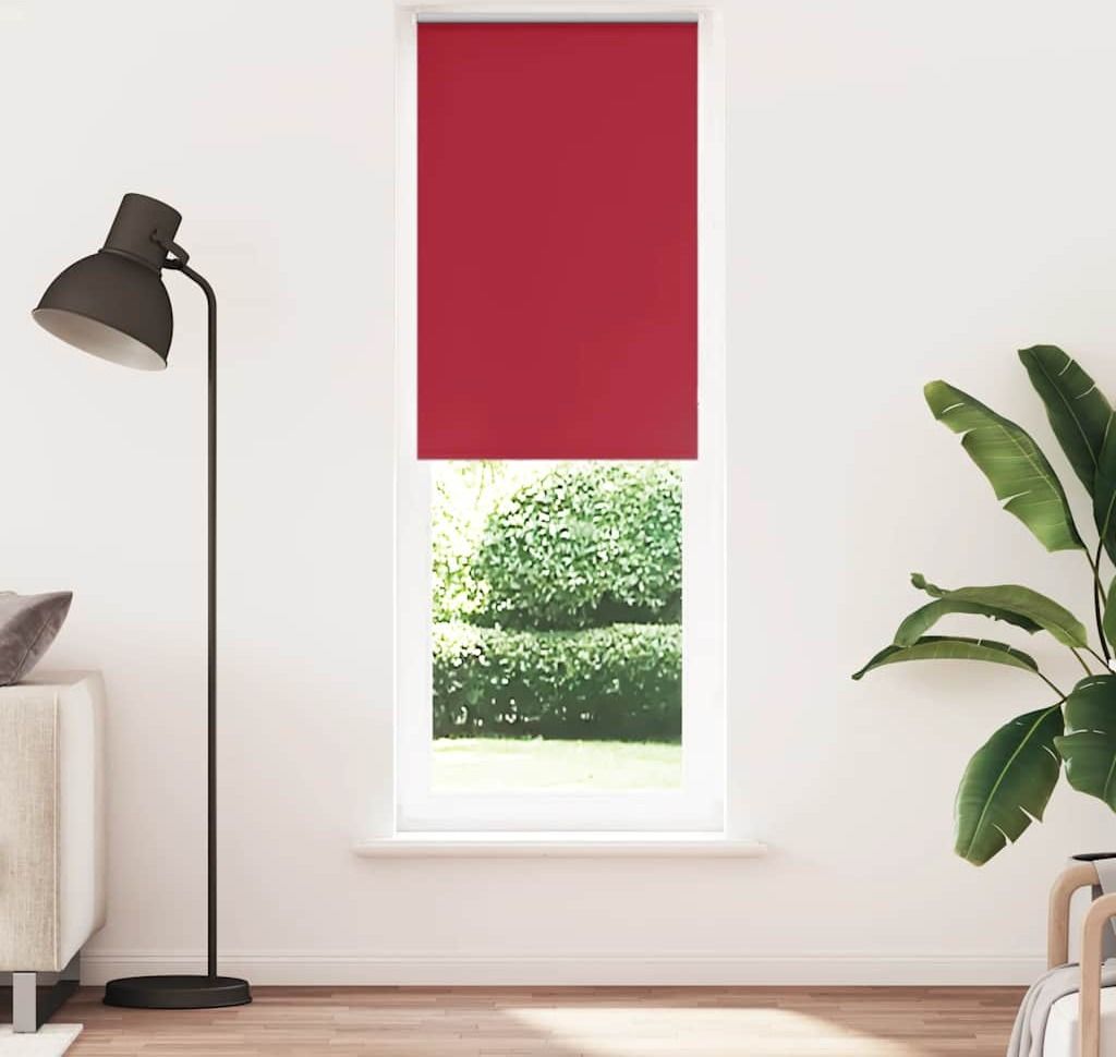 "2026 Promotion" Verdunkelungsrollo - Balkonrollo Sichtschutz - Rot 70x230 cm Stoffbreite 65,7 cm Polyester - Rollos CC23983
