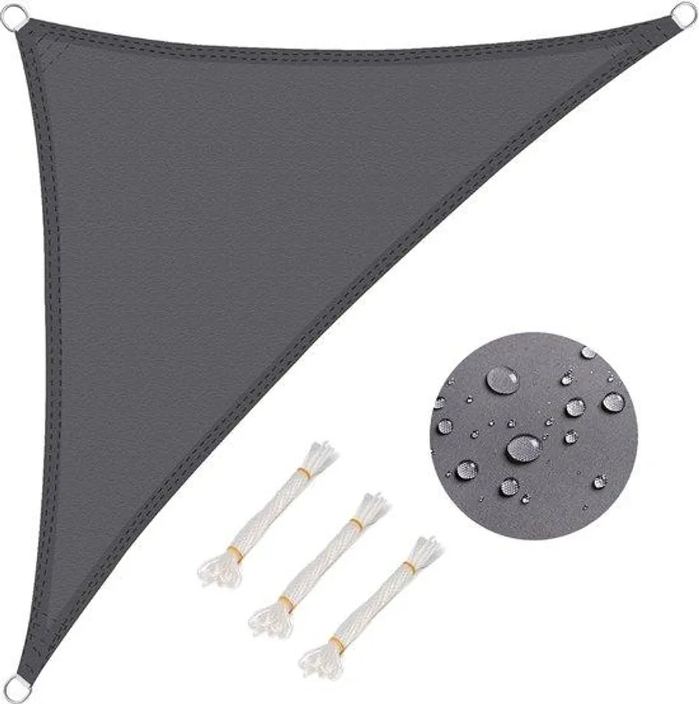 Protection solaire terrasse 3x3m grise imperméable idéale pour jardin