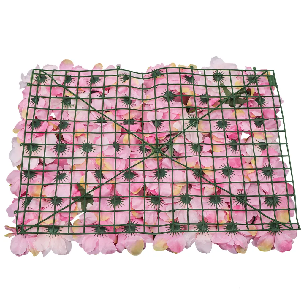 Panneau de fleurs artificielles mural 12pcs pour décoration mariage