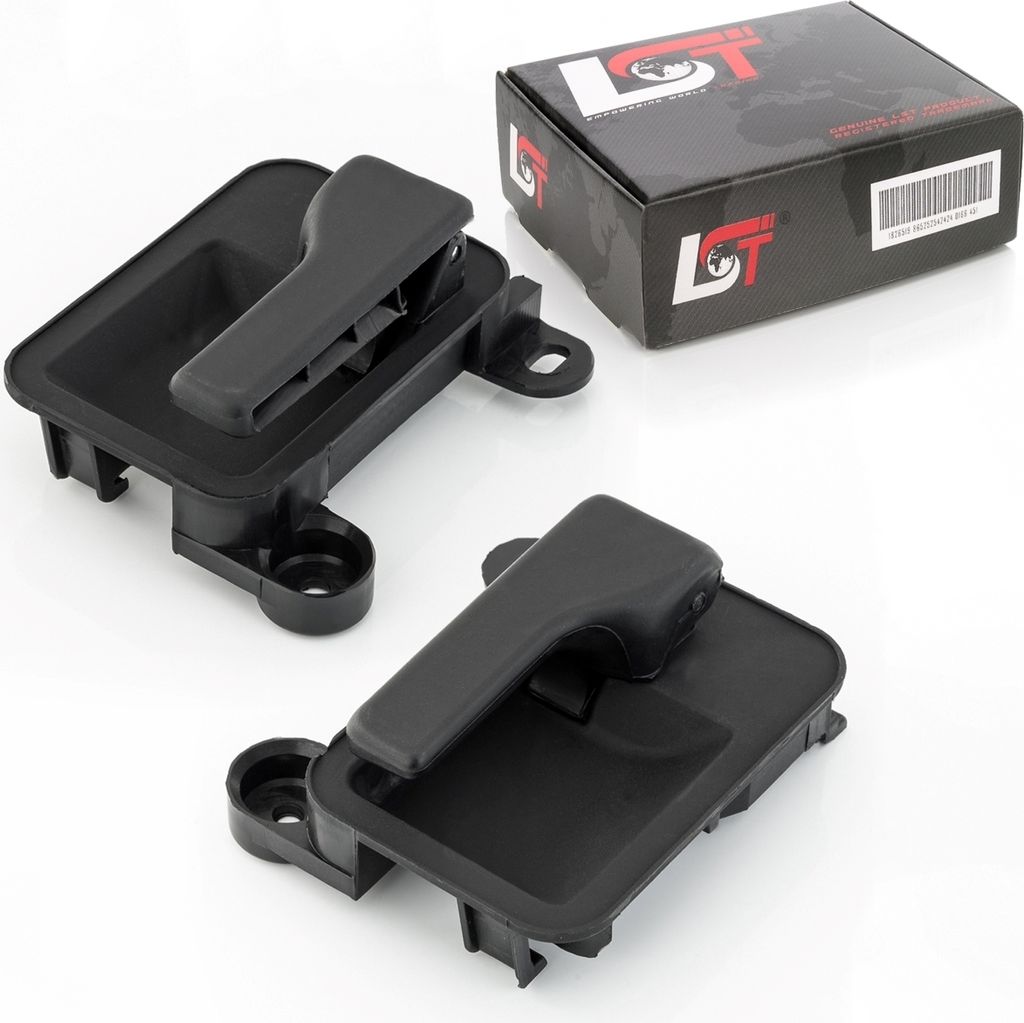 2x Türöffner Griff Türbetätigung innen links rechts schwarz für Opel Vectra A