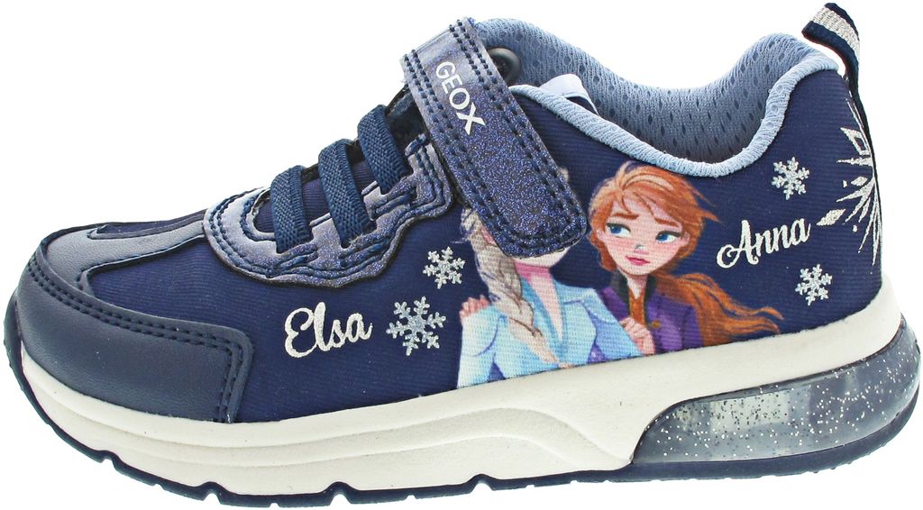 Geox Lights Blinkschuh Halbschuh Sneaker Spaceclub Disney Frozen Gr.24-35 EUR 32-blau