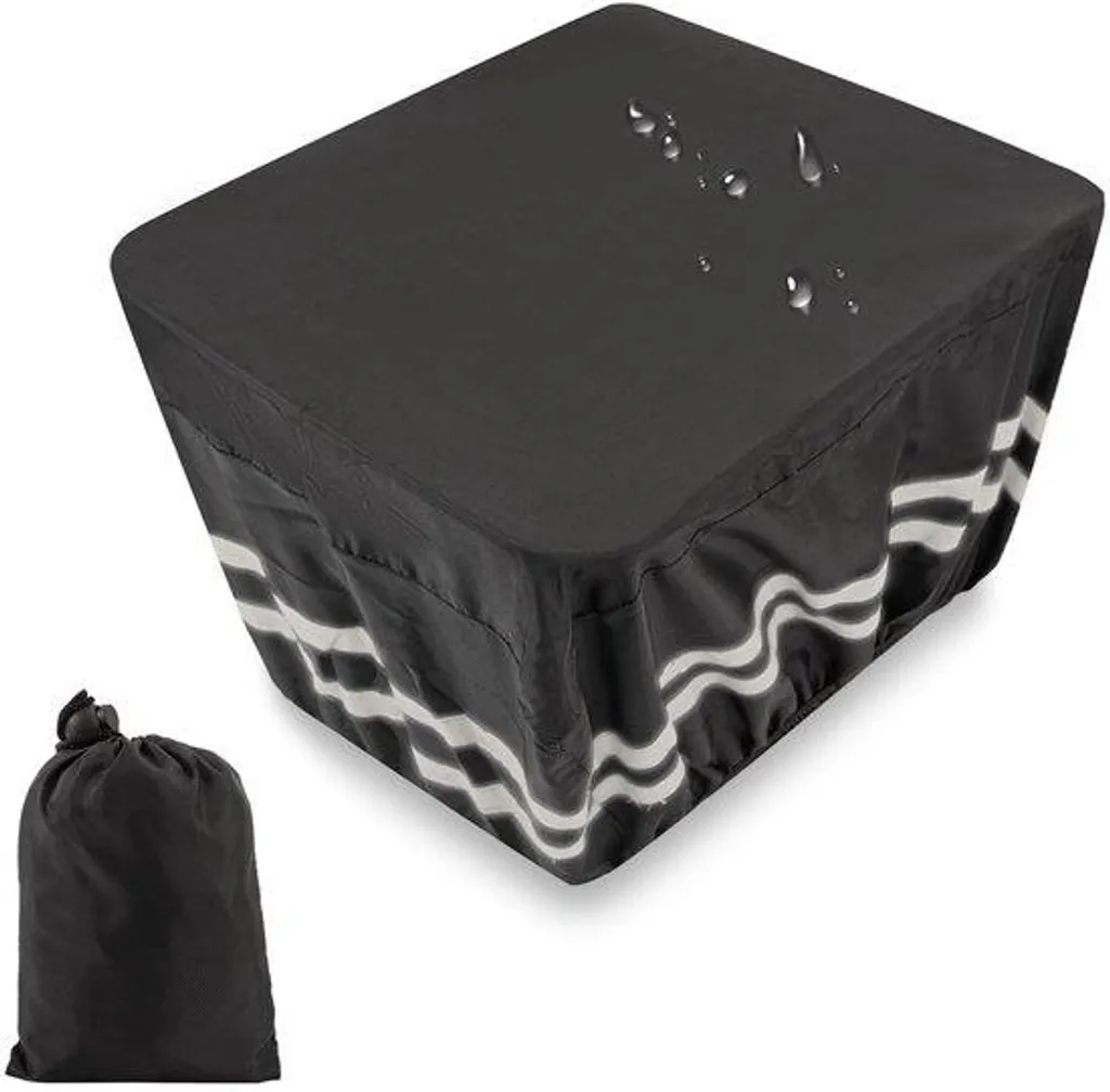 Protection de panier vélo universelle étanche pour transport arrière noir