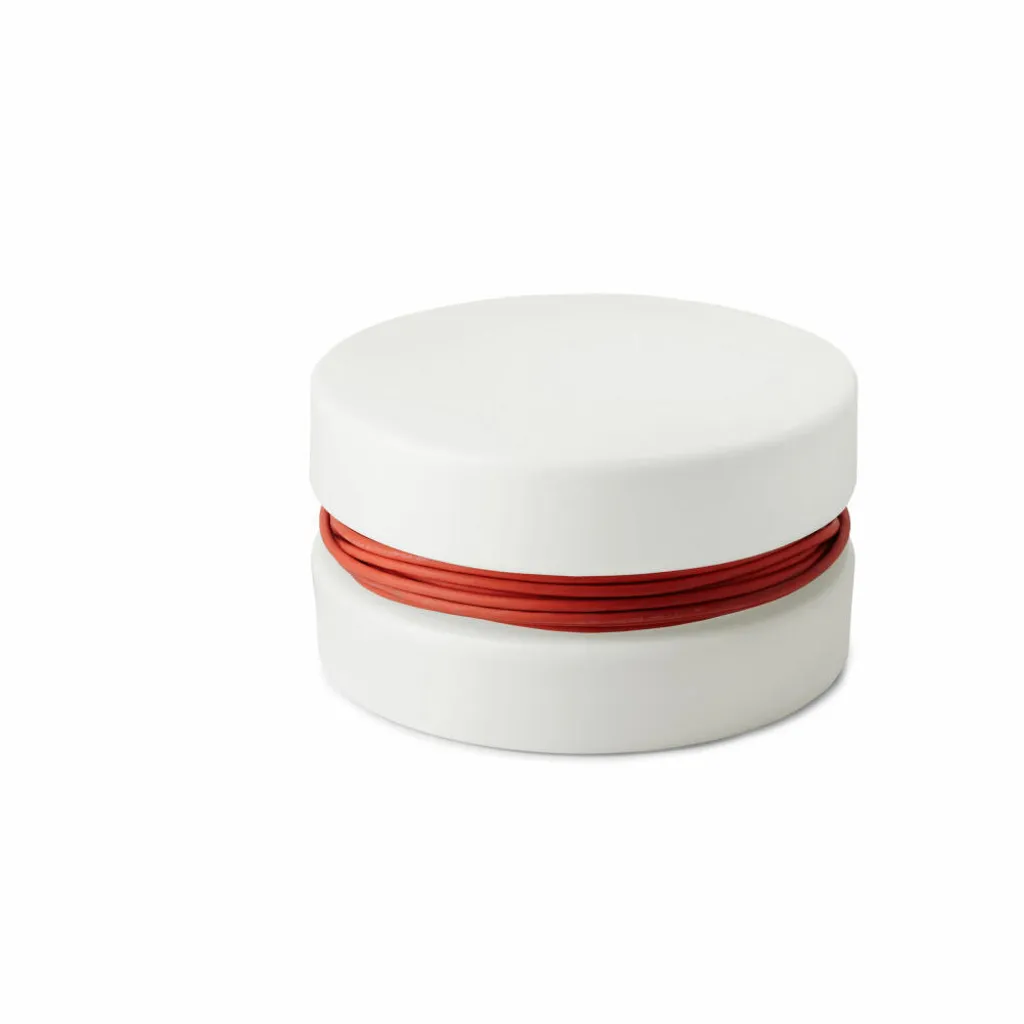 Lampe de Table Lumineuse Blanche Authentics Yoyo en Polyéthylène Mat
