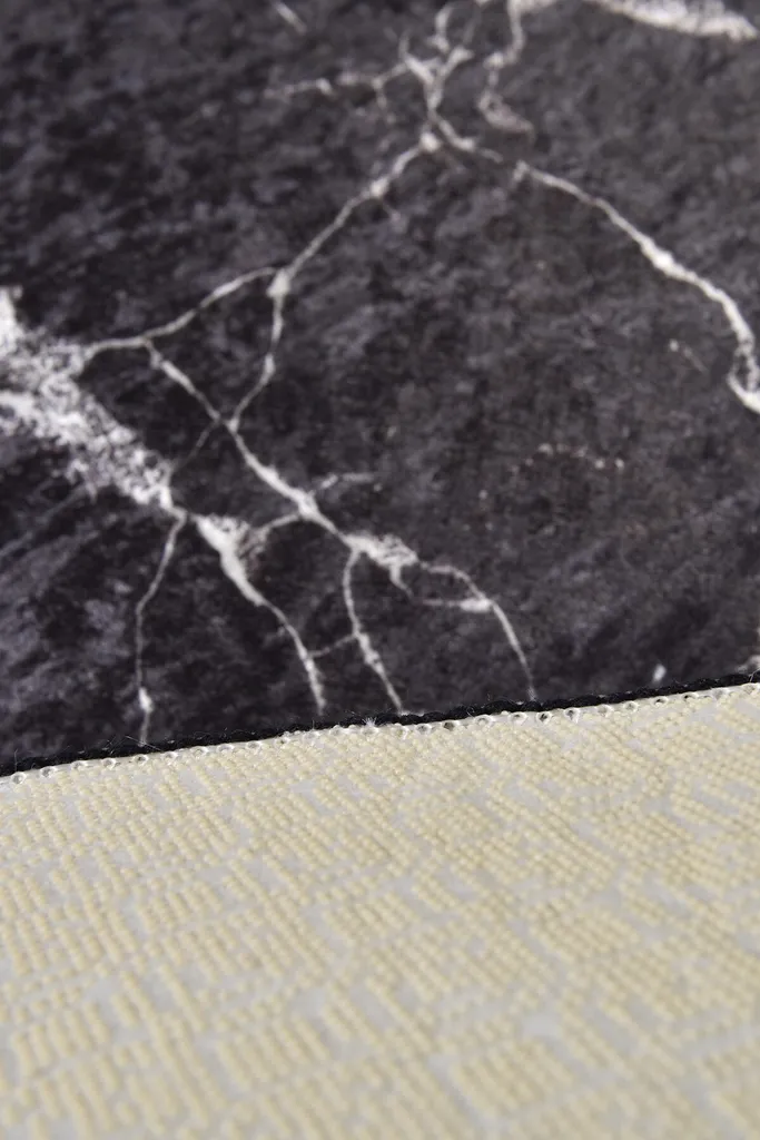 Mijolnir, Marble Djt, tappetino da bagno, multicolore, poliestere, 100 x 100 cm - 4