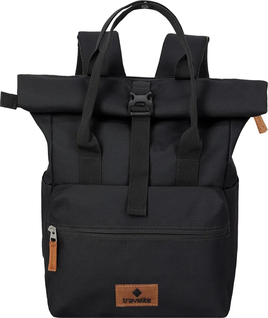 Zaino Rollup Travelite Basics 11L Nero - Zaino Urban Laptop 13"