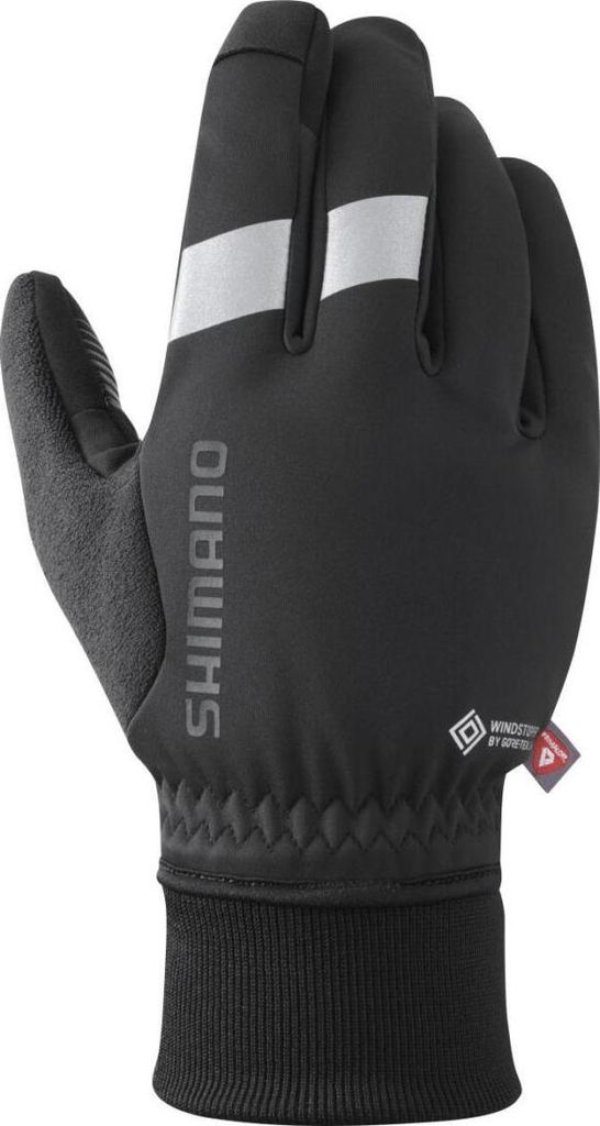 Shimano Fahrrad-Handschuhe WINDSTOPPER Primaloft, schwarz