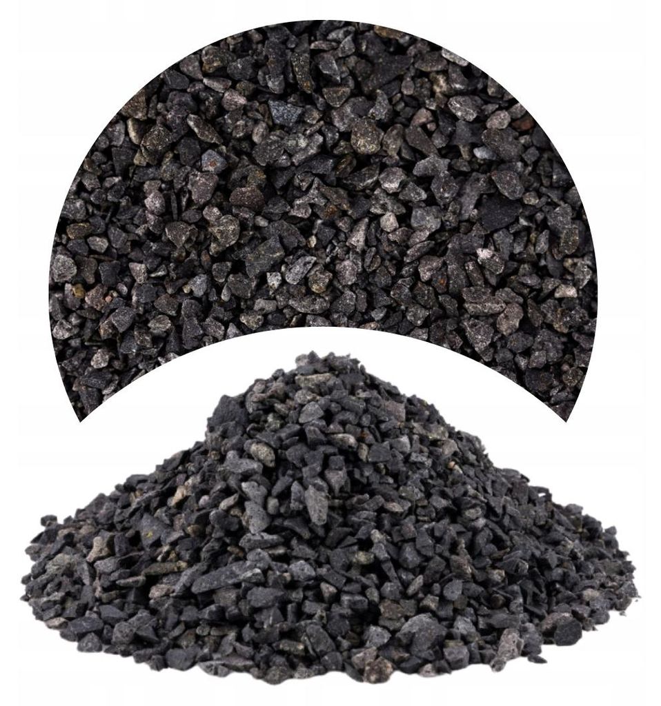 Aquarienkies Basalt 3-5 mm Schwarz 8 kg