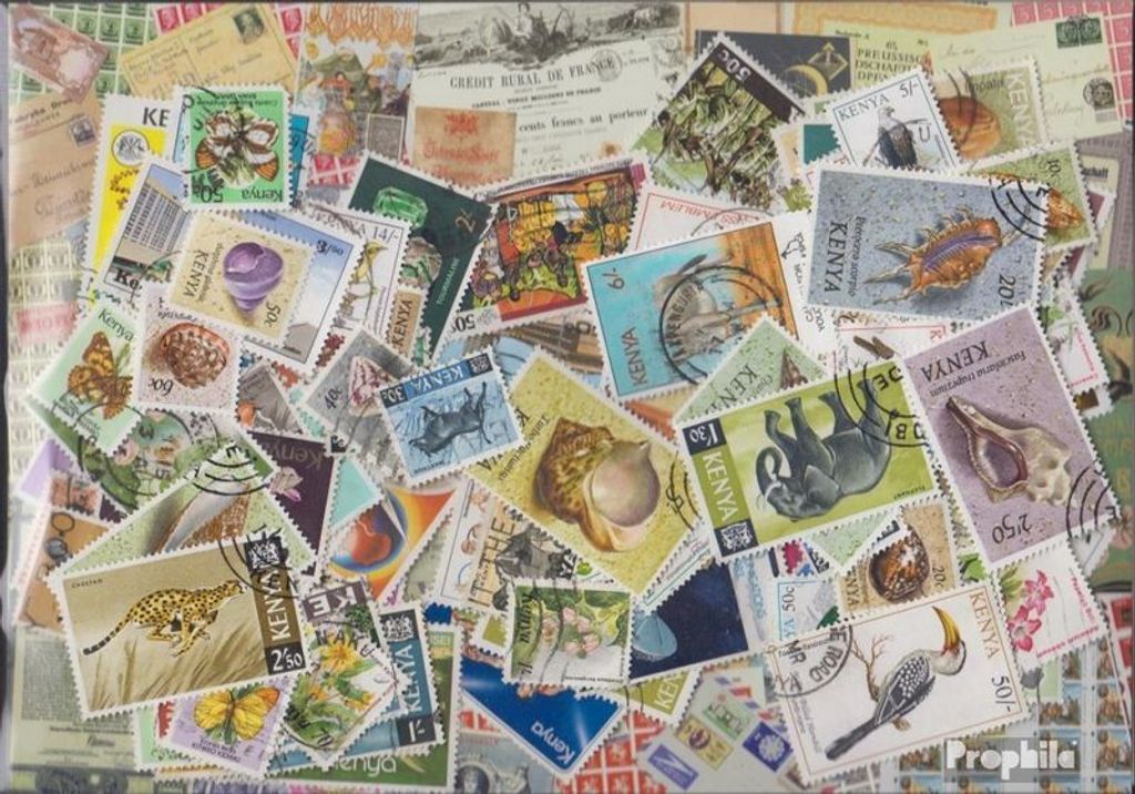 Briefmarken Kenia 300 verschiedene Marken Produktbild 