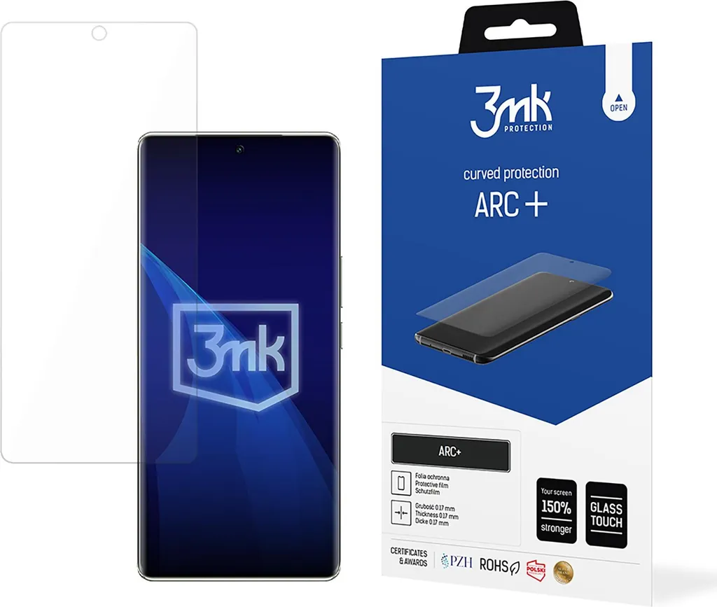 3mk Arc+ per Vivo Y200 Pro 5G | Pellicola Curva Gaming & Daily