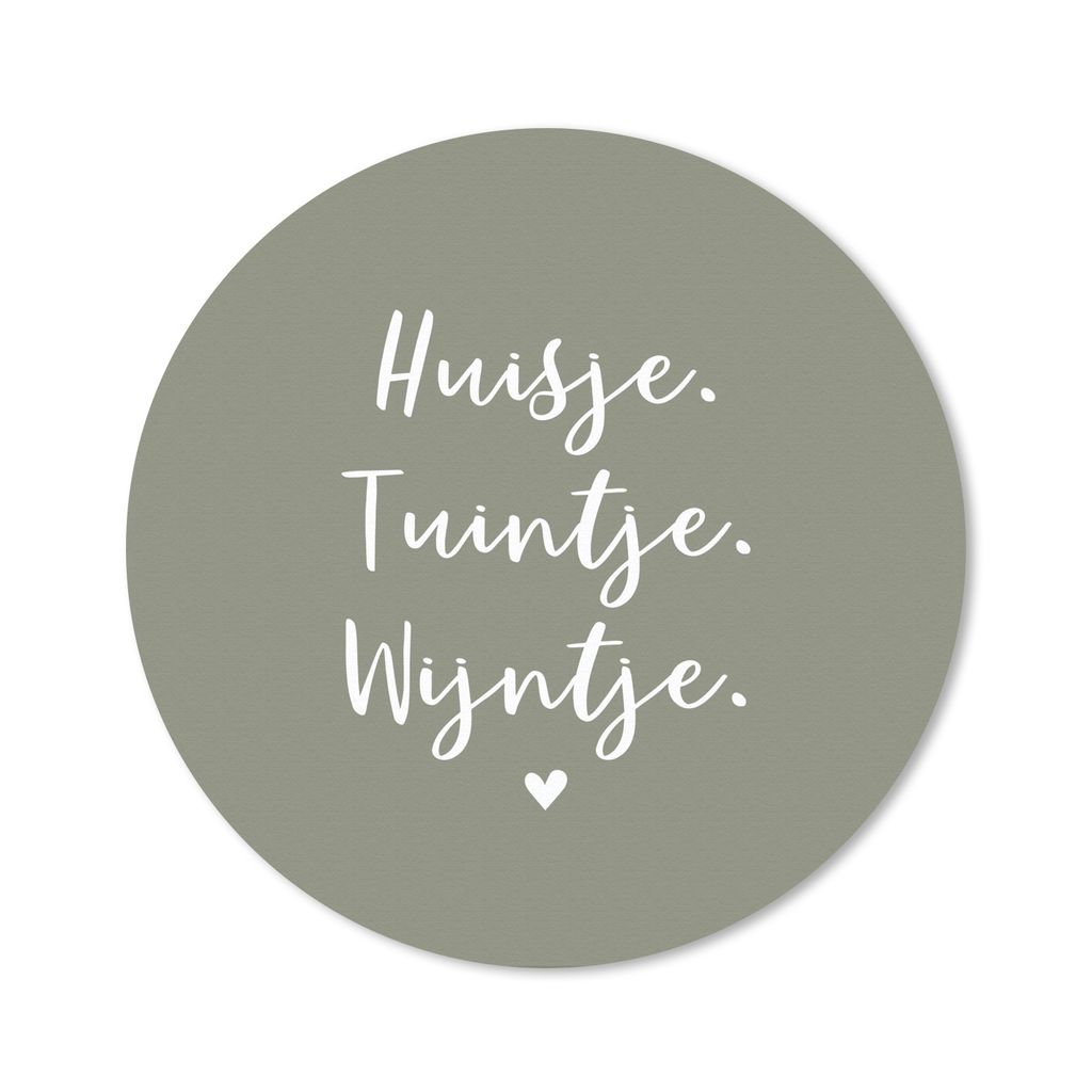 MuchoWow Mauspad Mousepad Text - Haus, Garten, Wein - Zu Hause - Zitate - Wein 40x40 cm - Mousepads - Maus Mat - Pad - Mausunterlage - Schreibtis...