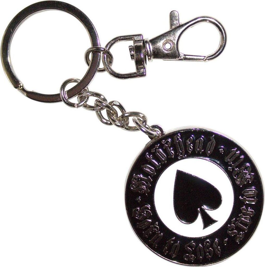 Motorhead - "Born To Lose" Schlüsselanhänger RO12278 (Einheitsgröße) (Schwarz/Weiß)