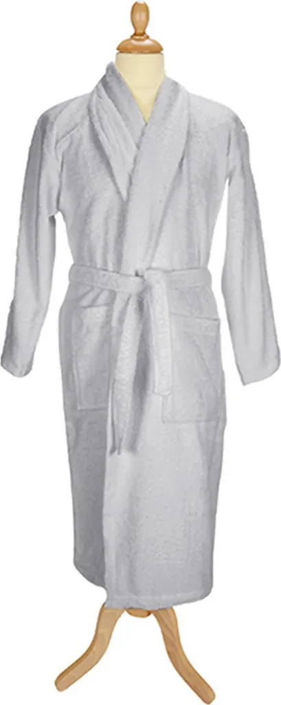 Accappatoio Uomo Scialle A&R 025.50 Grigio Chiaro - Relax Premium