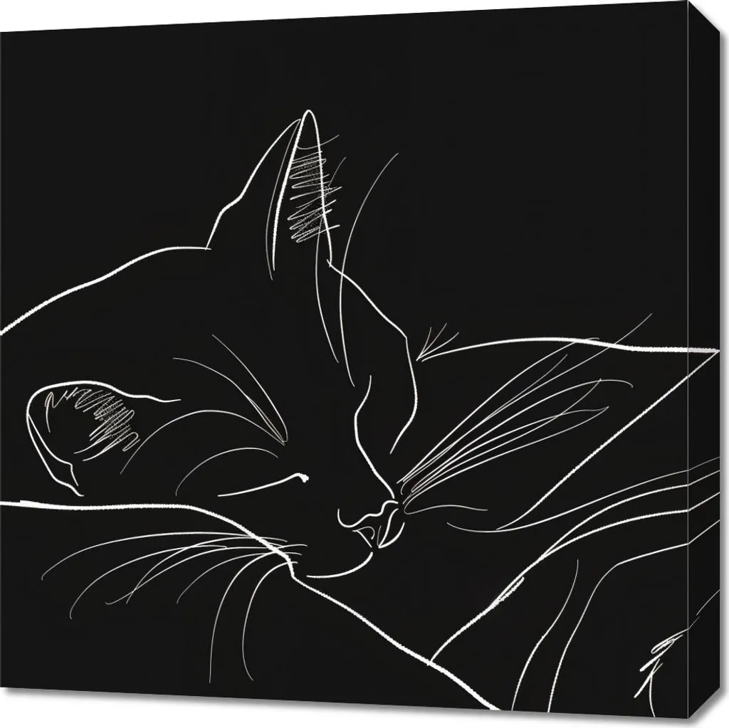 Arreda con Emozione: Quadro 60x60 cm Tranquillità Notturna su Tela