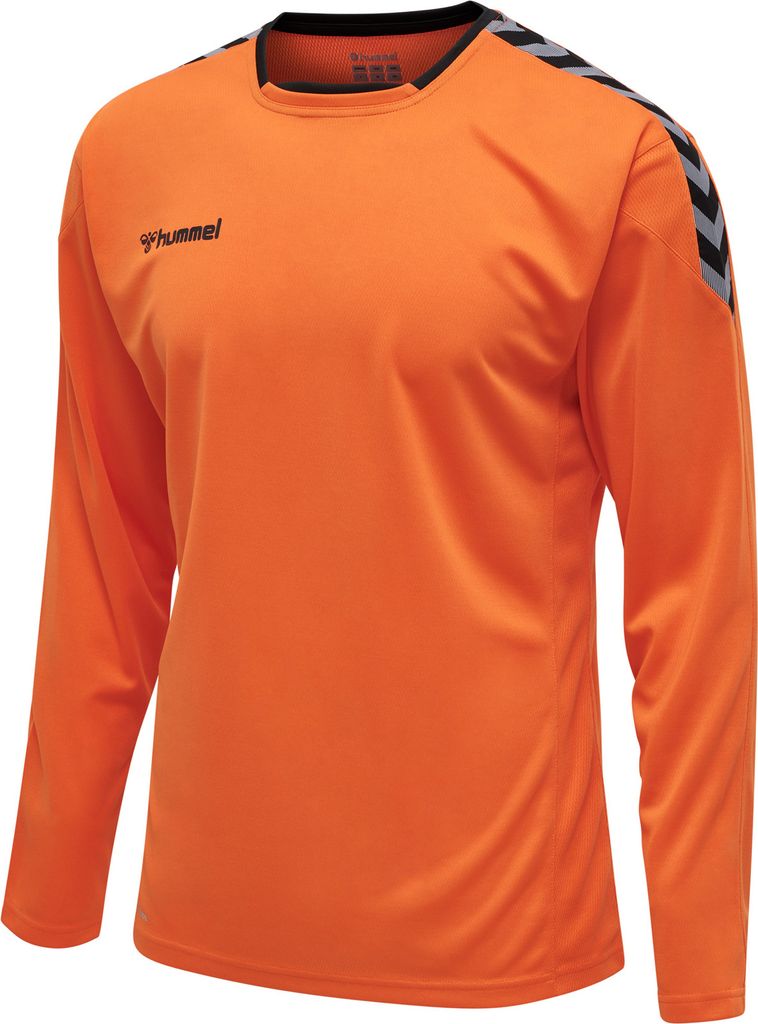 hummel Authentic Polyester langarm Trikot Kinder tangerine 176