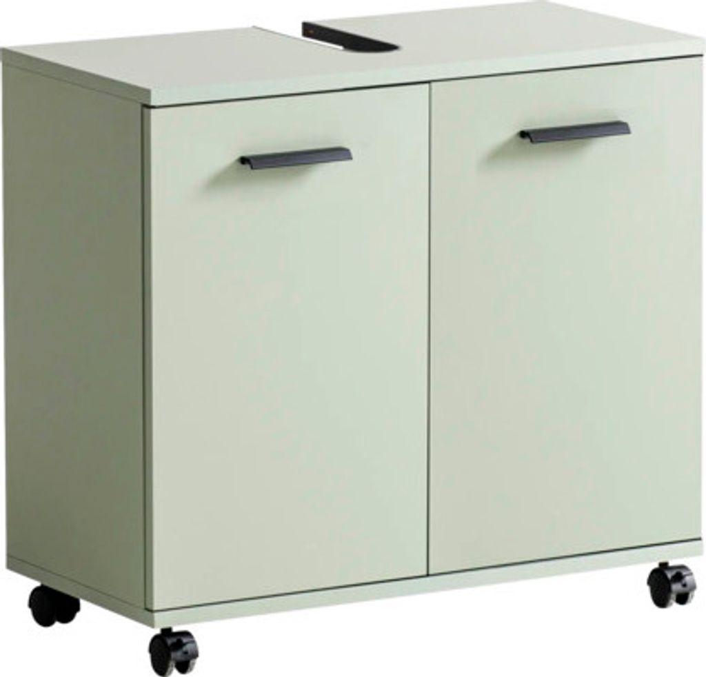 Waschbeckenunterschrank Möbelpartner Palermo BxHxT 59.8x63.4x32.6 cm pistazie