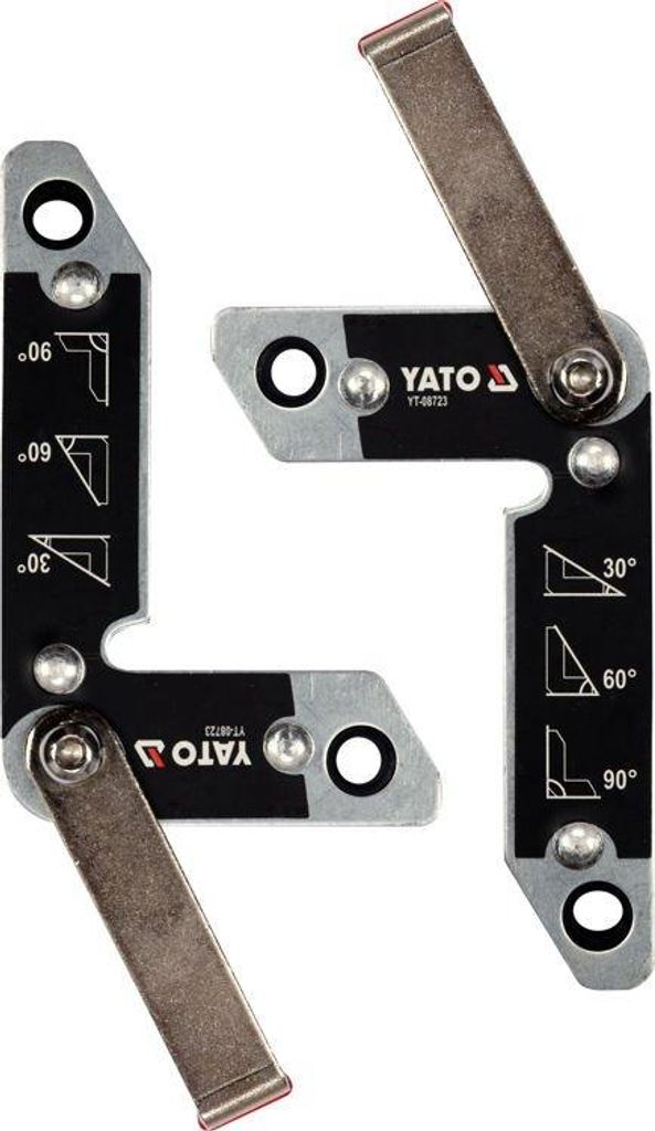 Yato YT-08723 Klemme Schwarz, Edelstahl