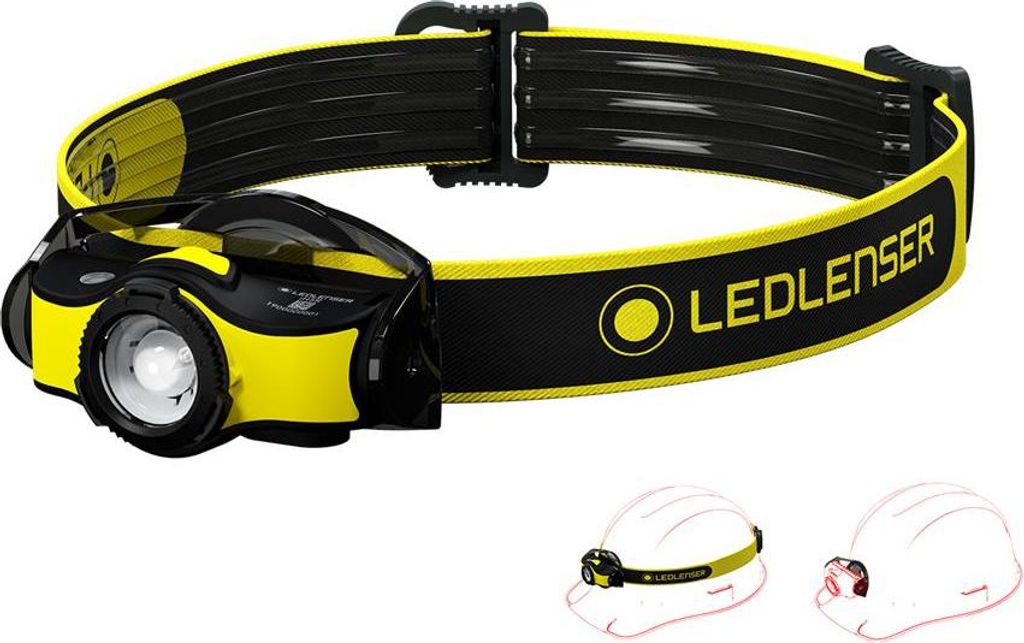 LED LENSER Lampe frontale 400lm 180m 1Li-Ion IPX4 pivotante Image du produit 