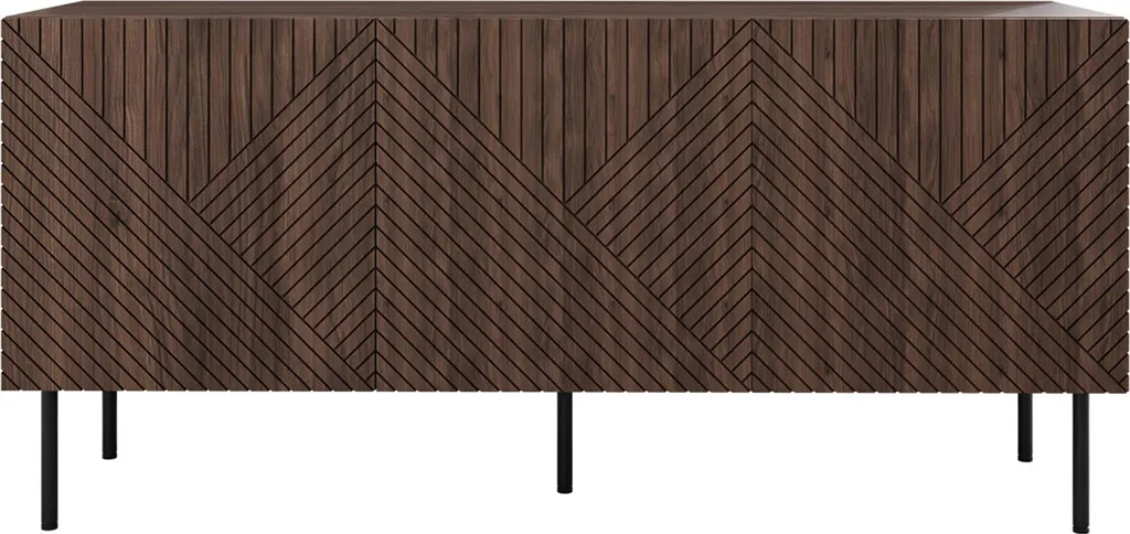 Meuble buffet effet bois de 150 cm à 3 portes Best Mobilier