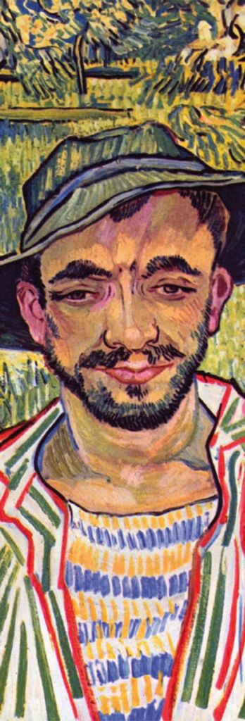 Vincent Van Gogh Kunstdruck Bild - Junger Bauer I, 1889, Detail (91 x 30 cm)